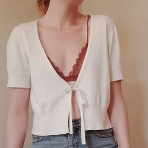 Tie-Front Cardigan